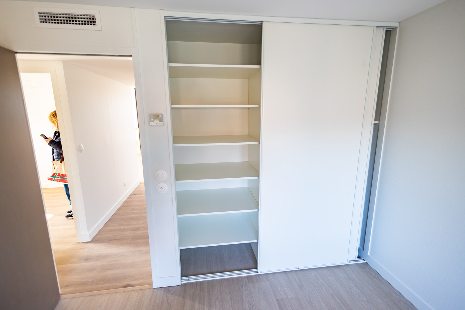 Placard intégré et rangements